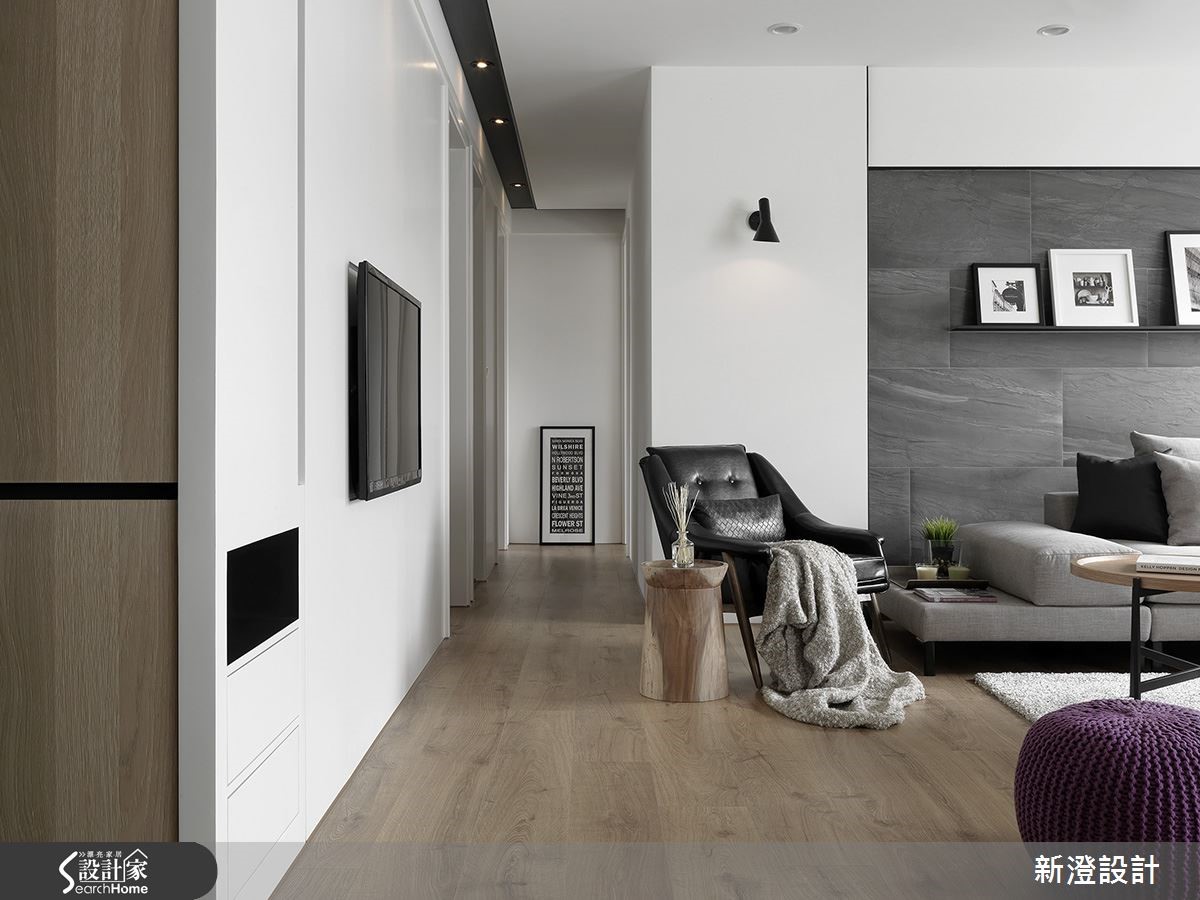 洗鍊的北歐風格居家，總是在簡單的「黑白灰」配色，營